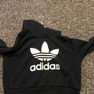 Adidas crop top hoodie